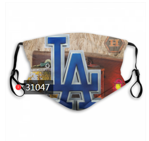 2020 Los Angeles Dodgers Dust mask with filter 35